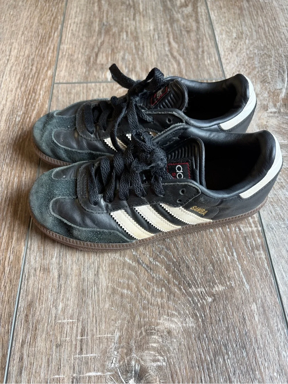 Adidas samba Indoor soccer shoes Kids US 2